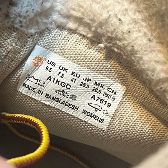 Womens sherpa lined tan and - Picture 4 of 4